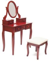 Фото  стол туалетный с пуфом ny-v3023  производитель Tetchair