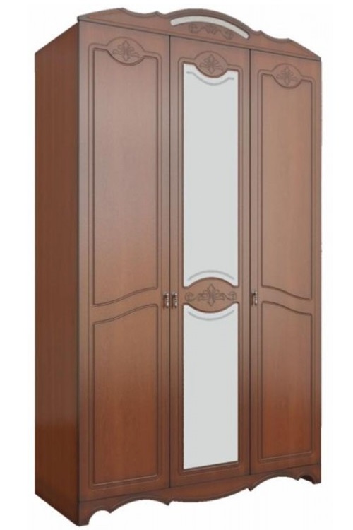 Фото Шкаф Лотос лакированный ШР-3 (133) трехдверный от производителя Браво-мебель в Севастополе по цене 42 390 ₽