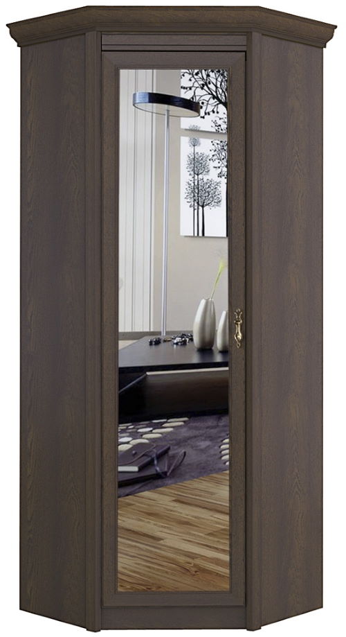 Фото Шкаф Флоренция 641 (87) угловой (с зеркалом) от производителя Яна в Севастополе по цене 38&nbsp;220 ₽