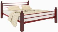 Кровать двуспальная Милана Lux Plus (СМ 160х200) трубка металл в интернет магазине Планета Комфорта Фото derevyannye-krovati кровать двуспальная милана lux plus (см 160х200) трубка металл производитель Милсон