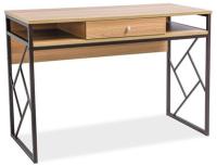 Стол компьютерный Signal Tablo B  (металл, мдф-дуб,  темно-коричневый (Signal) ) в Севастополе от производителя 