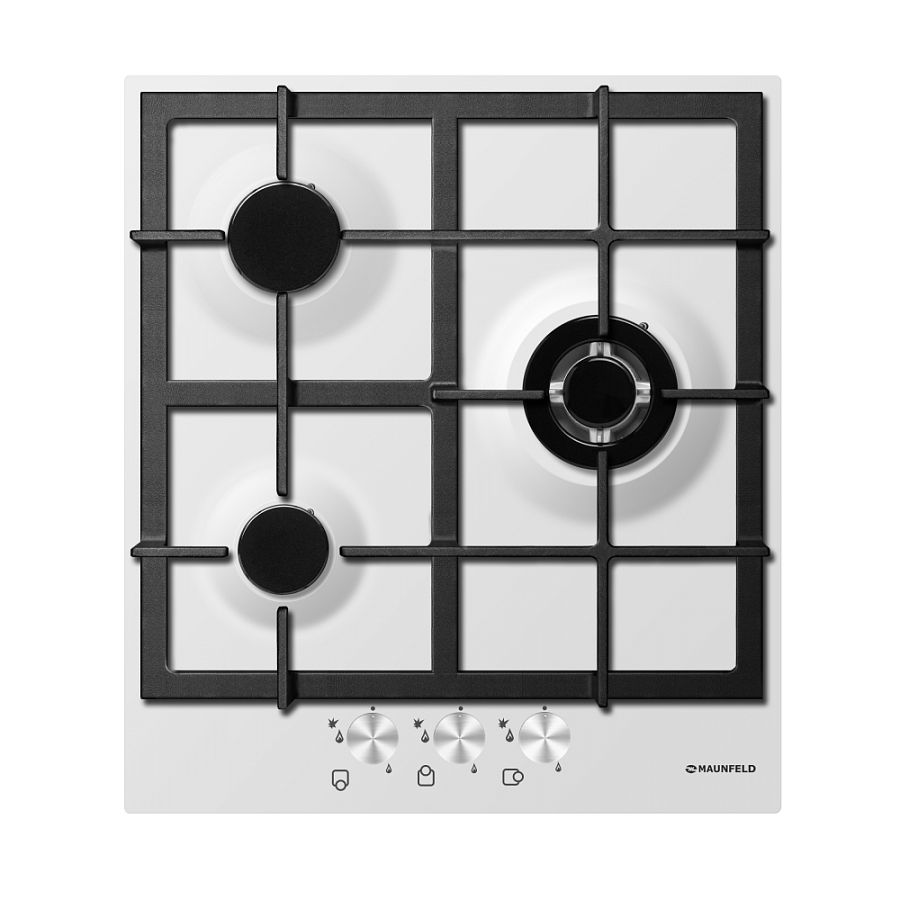 Фото Варочная поверхность газовая 3-х комф. MGHE 43 71 (450х520) от производителя Maunfeld в Севастополе по цене 15 450 ₽