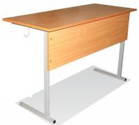 Фото mebel-dlya-shkol парта двухместная ученик-6 производитель Металл-Конструкция