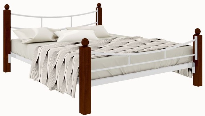 Фото Кровать двуспальная София Lux Plus (СМ 180х200) трубка металл от производителя Милсон в Севастополе по цене 22 140 ₽