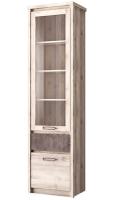 Фото  шкаф с витриной 1v1d1s джаз (jazz) производитель Анрэкс