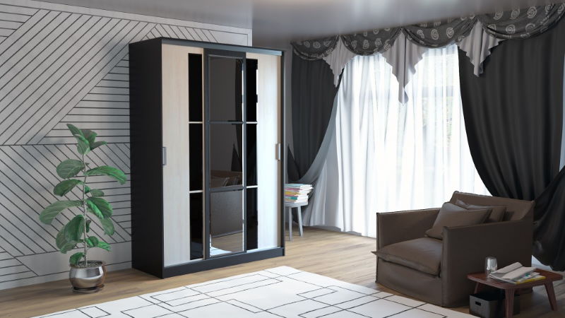 Фото Шкаф-купе ПШ-3.2 (3 двери) от производителя Росток в Севастополе по цене 32&nbsp;390 ₽