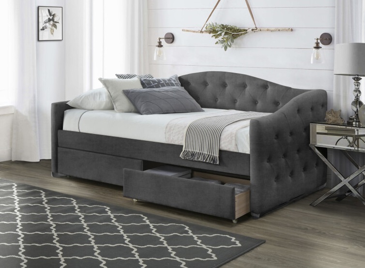 Фото Кровать односпальная Halmar Aloha (СМ 90х200) c ортопедическим основанием от производителя Halmar  в Севастополе по цене 54&nbsp;950 ₽