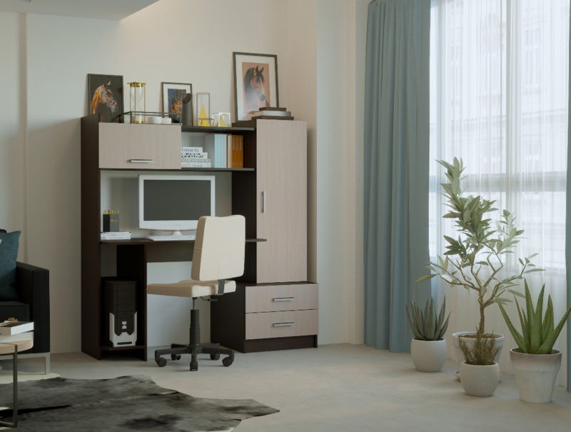 Фото Стол компьютерный ПКС-7 (1,5) от производителя ПАМИР в Севастополе по цене 11&nbsp;440 ₽