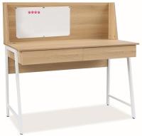 Стол компьютерный Signal B 195 (металл, мдф-дуб,  белый (Signal) ) в Севастополе от производителя 
