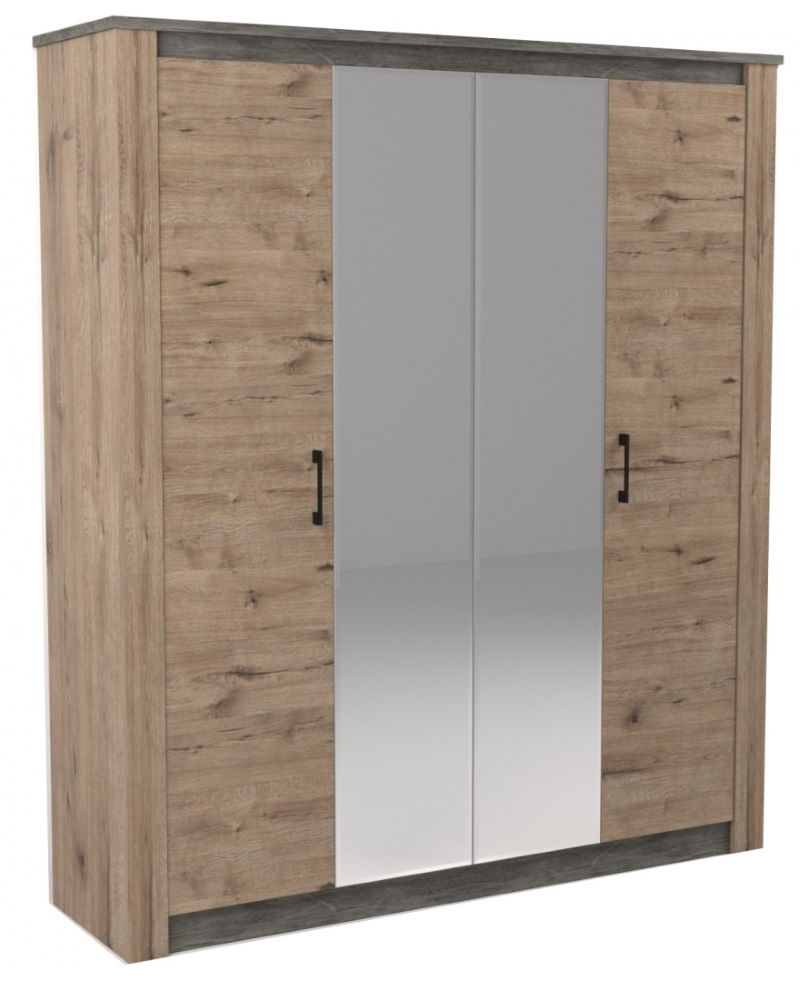 Фото Шкаф Денвер (192) четырехдверный от производителя СБК в Севастополе по цене 46&nbsp;000 ₽