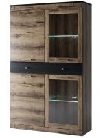 Фото  шкаф с витриной 2v2d1s  джаггер (jagger) производитель Анрэкс