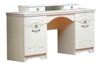 Стол туалетный Ольга-10  (лдсп, лдсп-белый,  белый, жемчужный ясень (Фант-мебель) ) в Севастополе от производителя 