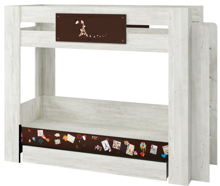 Фото Кровать двухярусная Поло (СМ 80х200) с настилом от производителя Регина в Севастополе по цене 21 520 ₽