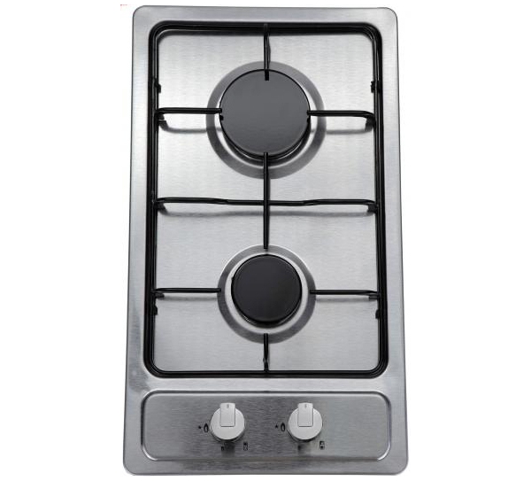 Фото Варочная поверхность газовая 2-х конф. VENTOLUX HG320 EES INOX 2 (600х520хh43) от производителя  в Севастополе по цене 9 050 ₽