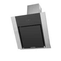 Вытяжка наклонная Modern 80 (796х480хh845(1125)) (Материал Металл/Стекло , Цвет Металлик/Черный) в Севастополе от производителя 