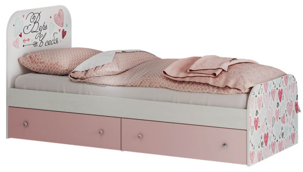 Фото Кровать детская Малибу КР-10 Light (СМ 80х186) с ящиками от производителя БТС  в Севастополе по цене 12 740 ₽