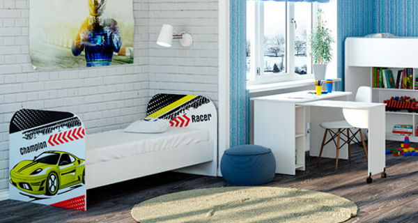 Фото Кровать детская Тойс КР-08 (СМ 80х180) от производителя БТС  в Севастополе по цене 10 440 ₽