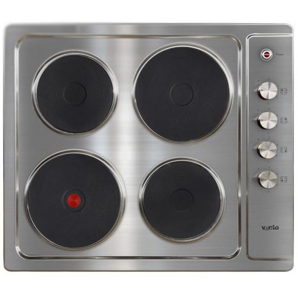 Фото Варочная поверхность электрическая 4-х конф. VENTOLUX HE604 (INOX) 1 (590х510хh30) от производителя  в Севастополе по цене 7 870 ₽
