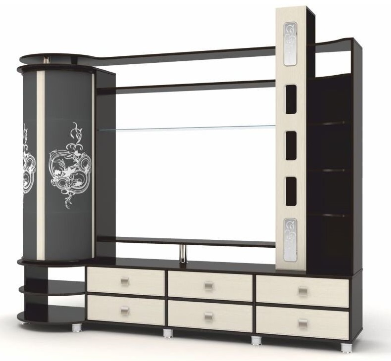 Фото Мини-стенка ТВ Палермо от производителя Браво-мебель в Севастополе по цене 34 190 ₽