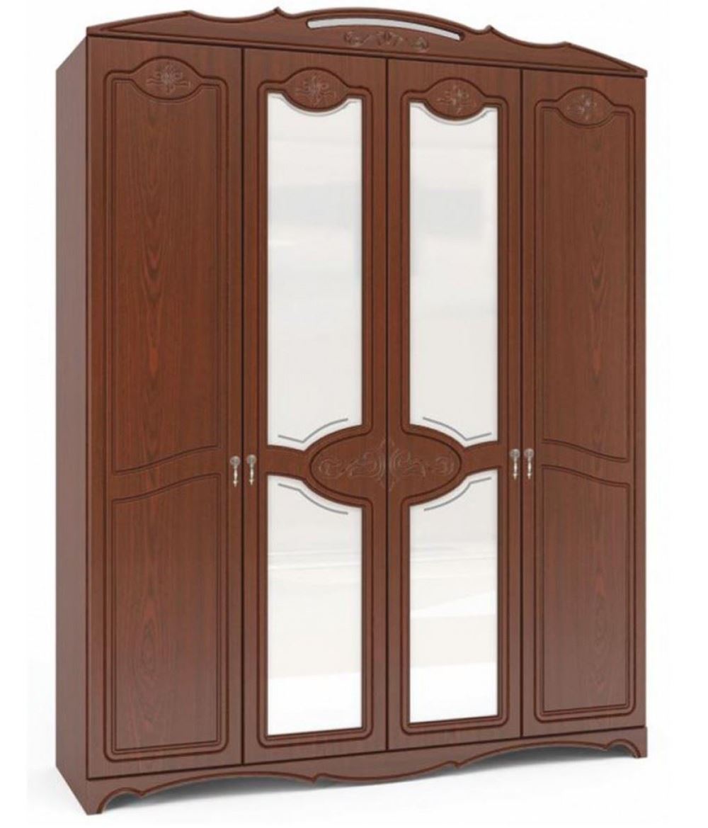 Фото Шкаф Лотос ШР-4 (178) четырехдверный от производителя Браво-мебель в Севастополе по цене 35 360 ₽