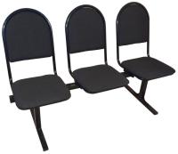 Фото stulya-ofisnye секция кресел тройка 3-х местная  производитель Металл-Конструкция