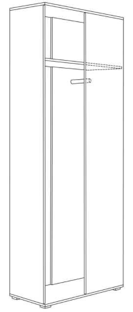 Фото Шкаф для одежды 13.137 Куба от производителя Моби в Севастополе по цене 12 960 ₽