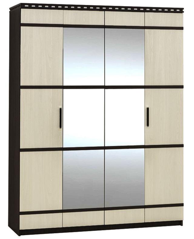 Фото Шкаф Ольга-13 (168) четырехдверный  от производителя Фант-мебель в Севастополе по цене 24 300 ₽