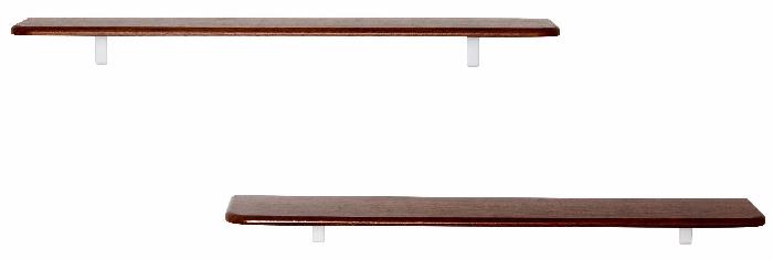 Комплект полок Сочи 1020 (2шт) (орех  (Калифорния) )