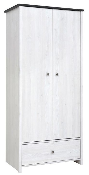 Фото Шкаф Порто SZF2D1S (89) двухдверный от производителя Black Red White (БРВ) в Севастополе по цене 20 080 ₽