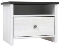 Фото tumby-prikrovatnye тумба прикроватная порто kom1s/50 производитель Black Red White (БРВ)