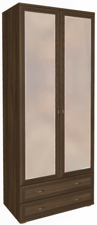 Фото Шкаф Карина ШК-1007 (90) двухдверный от производителя Лером в Севастополе по цене 36 540 ₽