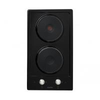 Варочная поверхность электрическая 2-х конф. VENTOLUX HE 302 (300х500хh30) (Корпус Эмаль , Цвет Черный) в Севастополе от производителя в интернет магазине Планета Комфорта Варочная поверхность электрическая 2-х конф. VENTOLUX HE 302 (300х500хh30) (Корпус Эмаль , Цвет Черный) в Севастополе от производителя