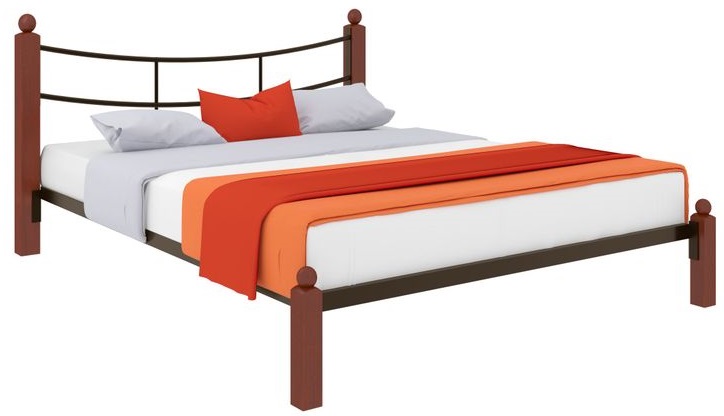 Фото Кровать двуспальная София Lux (СМ 180х200) трубка металл от производителя Милсон в Севастополе по цене 19 920 ₽