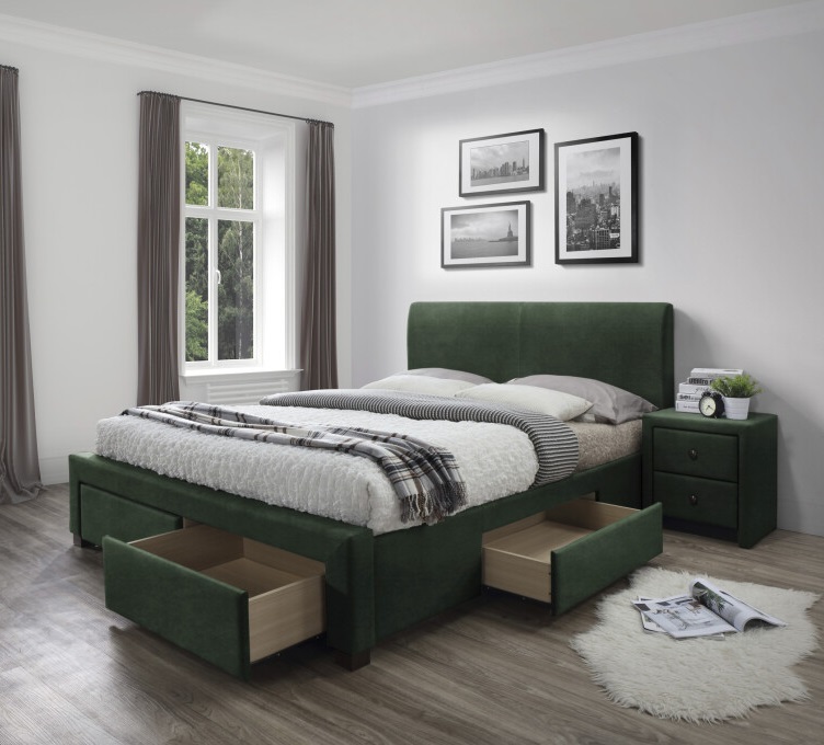 Фото Кровать двуспальная Halmar Modena 3 (СМ 160х200) c ортопедическим основанием от производителя Halmar  в Севастополе по цене 64&nbsp;020 ₽