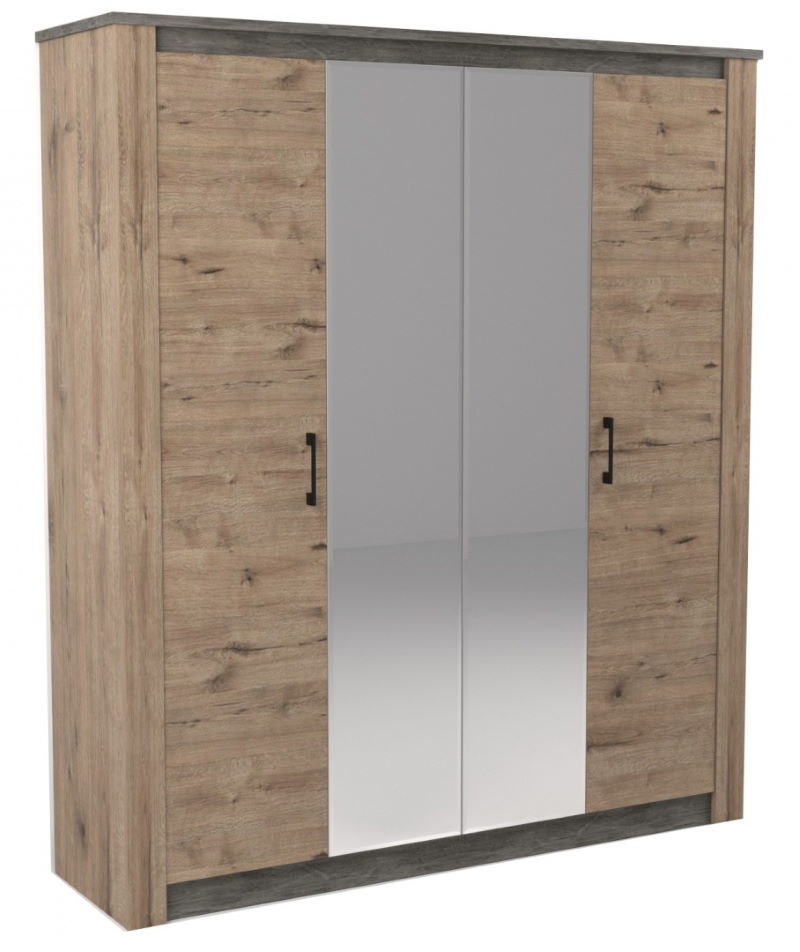 Фото Шкаф Денвер 2300 (192) четырехдверный от производителя СБК в Севастополе по цене 47&nbsp;470 ₽