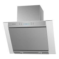 Вытяжка наклонная Gloria 60 (600х358хh550(900)) (Материал Металл/Стекло , Цвет Металлик/Черный) в Севастополе от производителя 