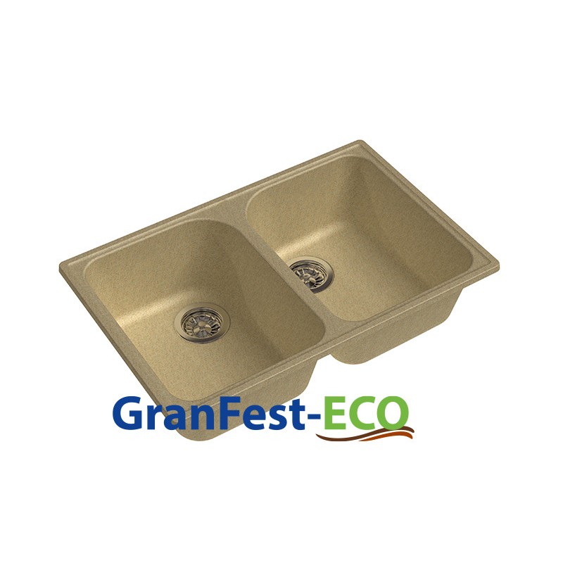 Фото Мойка Granfest eco-15 (ГР 740х480хh200) (шир.ящ.min 720) без сифона от производителя Granfest в Севастополе по цене 4 750 ₽