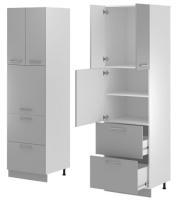 Кухня Монс пенал ПСВ-62 (белый, графит,(Леко)) в Севастополе от производителя 