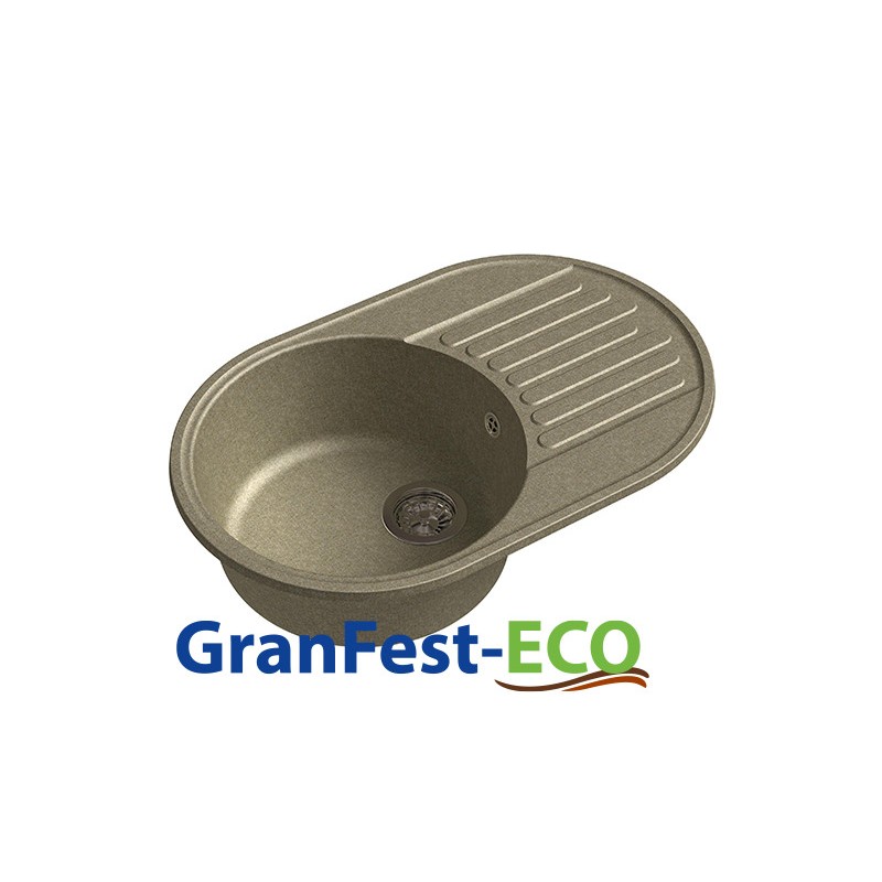 Фото Мойка Granfest eco-18 (ГР 740х480хh200) (шир.ящ.min 720) без сифона от производителя Granfest в Севастополе по цене 4 050 ₽