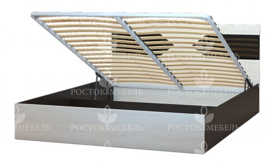 Фото Кровать двуспальная Ника-1 КД-2.9 (СМ 160х200) с подъемным механизмом от производителя Росток в Севастополе по цене 26 360 ₽