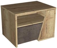 Тумба прикроватная Стреза (дуб галифакс натуральный, дуб галифакс натуральный-бетон чикаго темно-серый (СБК) ) в Севастополе от производителя 