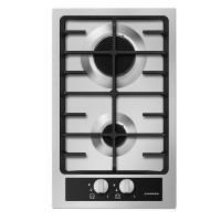 Варочная поверхность газовая 2-х комф. MGHS 32 71 (320х520) (Материал Металл/Стекло , Цвет Маталлик/Черный) в Севастополе от производителя 