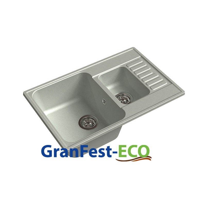 Фото Мойка Granfest eco-21К (ГР 740х480хh200) (шир.ящ.min 720) без сифона от производителя Granfest в Севастополе по цене 4 100 ₽