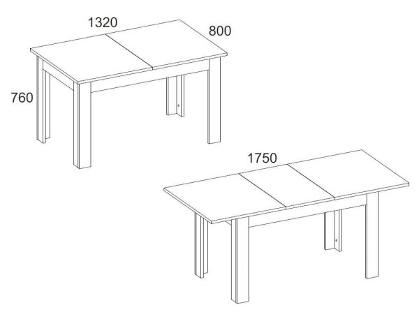Фото Стол раздвижной Брасс (Brass) от производителя Анрэкс в Севастополе по цене 16 170 ₽