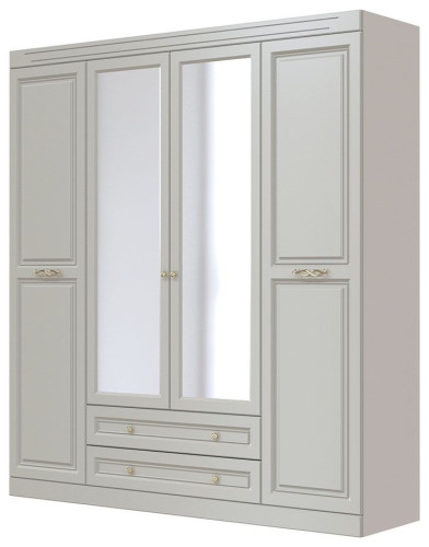 Фото Шкаф Олимп ШР-4 (201) четырехдверный от производителя Браво-мебель в Севастополе по цене 57 900 ₽