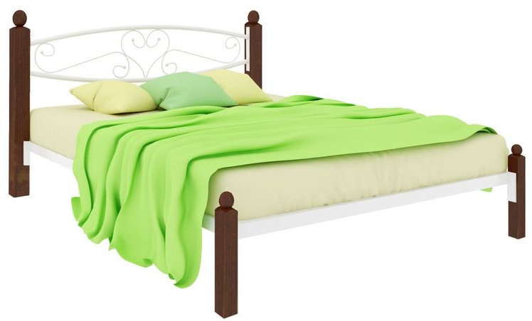 Фото Кровать двуспальная Каролина Lux (СМ 180х200) трубка металл от производителя Милсон в Севастополе по цене 19 950 ₽