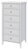 Комод Мэгги (6 ящ) (белый снег-лак белый (Браво-мебель) ) в Севастополе от производителя 