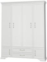 Фото raspashnoy-shkaf шкаф грация шр-4 (174) без зеркал четырехдверный производитель Браво-мебель