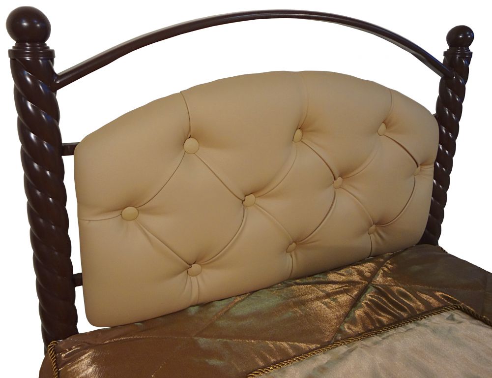 Фото Кровать односпальная Стефани-800 (СМ 80х190) основание металл трубка  от производителя Металл-Конструкция в Севастополе по цене 11&nbsp;170 ₽