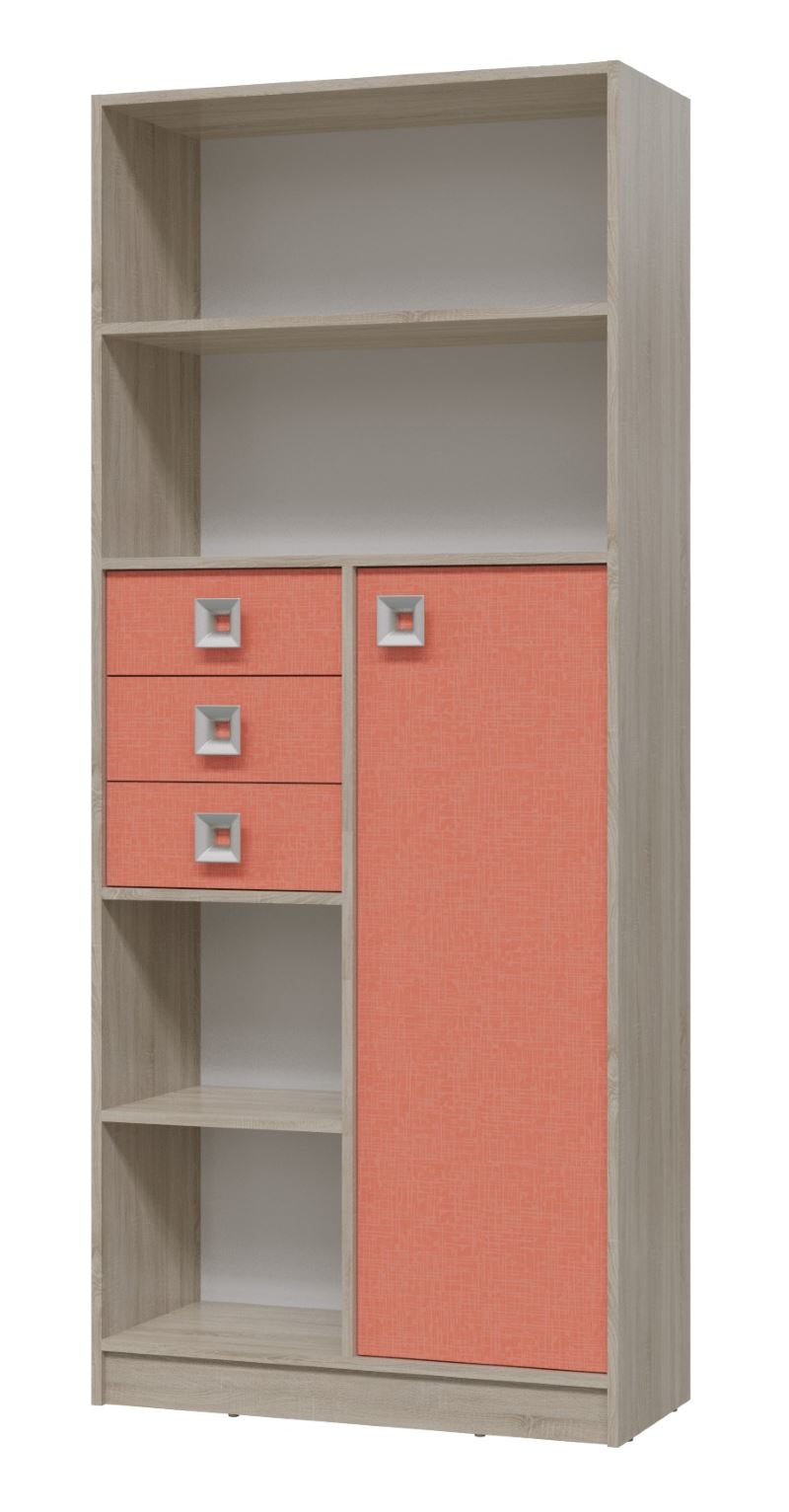 Фото Шкаф-стеллаж Сити с ящиками от производителя Гранд Кволити в Севастополе по цене 13 560 ₽